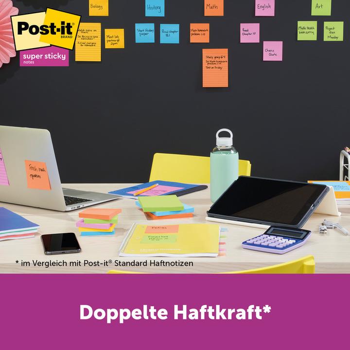 Immagine prodotto Post-it Note appiccicose super appiccicose (76 x 76 mm)