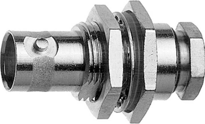 Telegärtner BNC-Kabeleinbaubuchse G02, G39 75 Ohm, MIL-Verschraubung IP 54, A11, Z04, G02 (RG-59 B/U), UG-910 B/