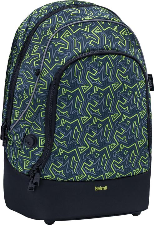 Actual product image Belmil Wave Premium 2in1 school backpack iguana (20 l)