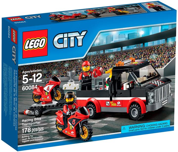 Produktbild LEGO Rennmotorrad Transporter (60084, LEGO City)