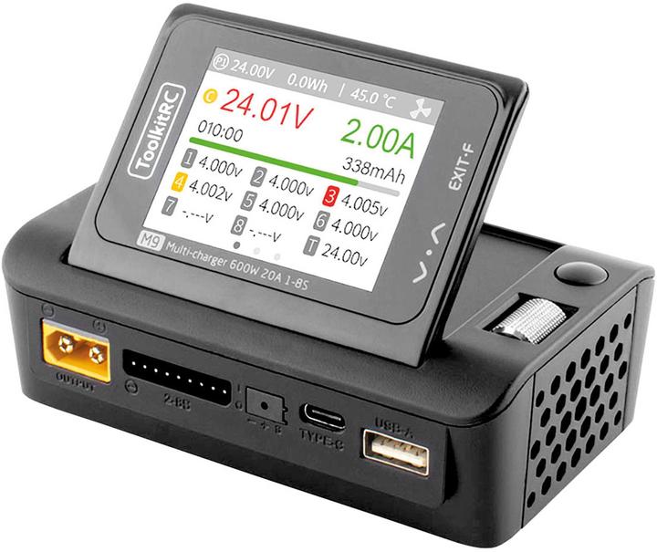 Actual product image Toolkitrc Charger M9 DC 600W 1-8S