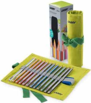 Actual product image Lamy 12 plus coloured pencils, assorted colours (Green, 1 x)