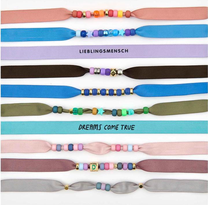 Immagine prodotto Rico Design braccialetti a nastro itoshii rep, 10 pezzi (33 cm, Poliestere (PES), Cloruro di polivinile (PVC))