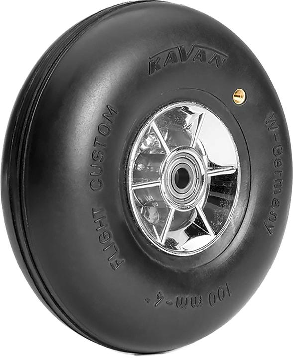 Actual product image Kavan balloon wheel 100 mm with ball bearing 1 piece