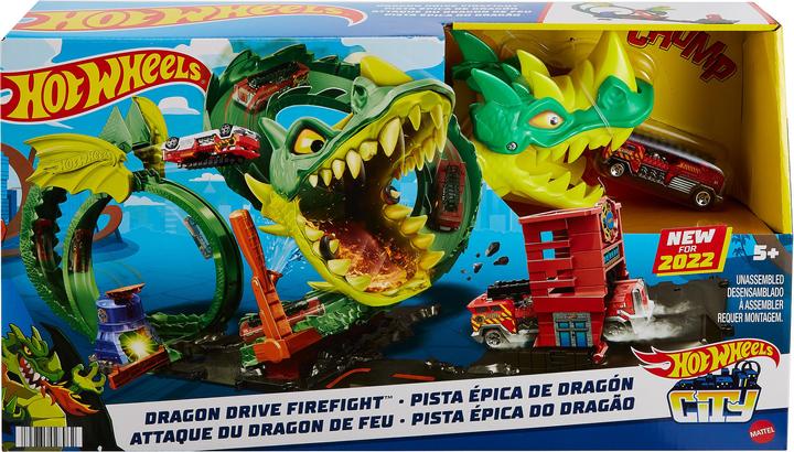 Immagine prodotto Hot Wheels Scontro a fuoco di Dragon Drive
