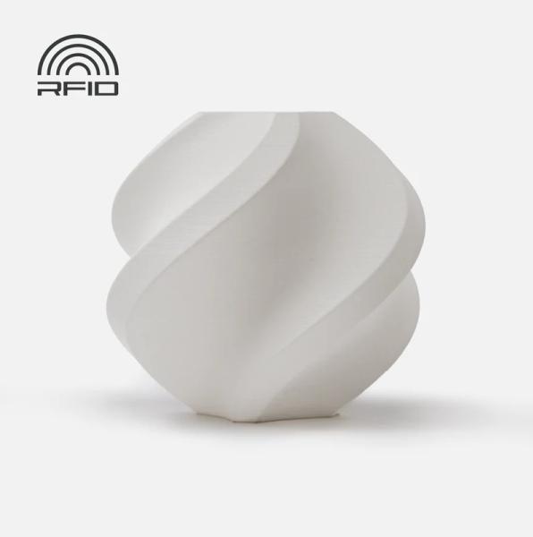 Bambu Lab PLA Matte - Ivory White (PLA, 1.75 mm, 1000 g, Blanc)
