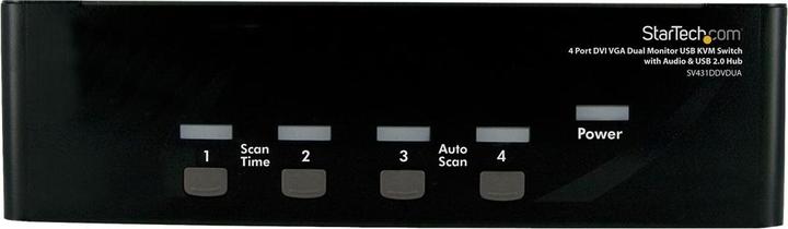 Actual product image StarTech 4 Port Dual DVI USB KVM Switch