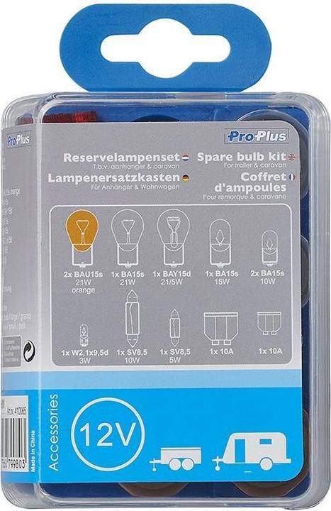 Produktbild ProPlus Lampenersatzkasten für Anhänger & Wohnwagen 12-teilig