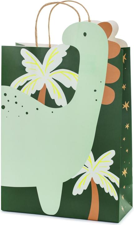 Partydeco Sac cadeau dinosaure (Pochette cadeau, 1 x)