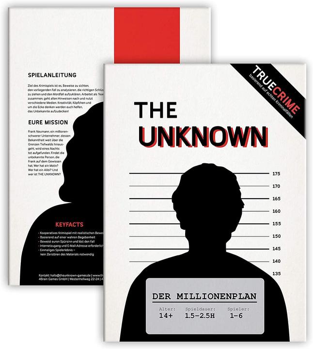 Produktbild 4Brain Games The Unknown - Der Millionenplan (Deutsch)