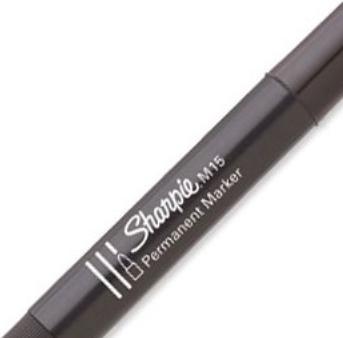 Produktbild Sharpie M15 (Schwarz, 2 mm, 1 x)