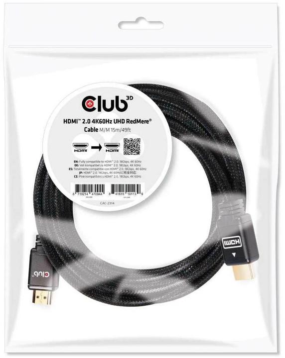 Actual product image Club 3D HDMI (Typ A) — HDMI (Typ A) (15 m, HDMI)
