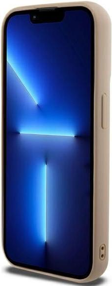 Actual product image DKNY DKHCP15XPQDSLE iPhone 15 Pro Max 6.7" beżowy/beige Quilted Stack Logo (Apple iPhone 15 Pro Max)