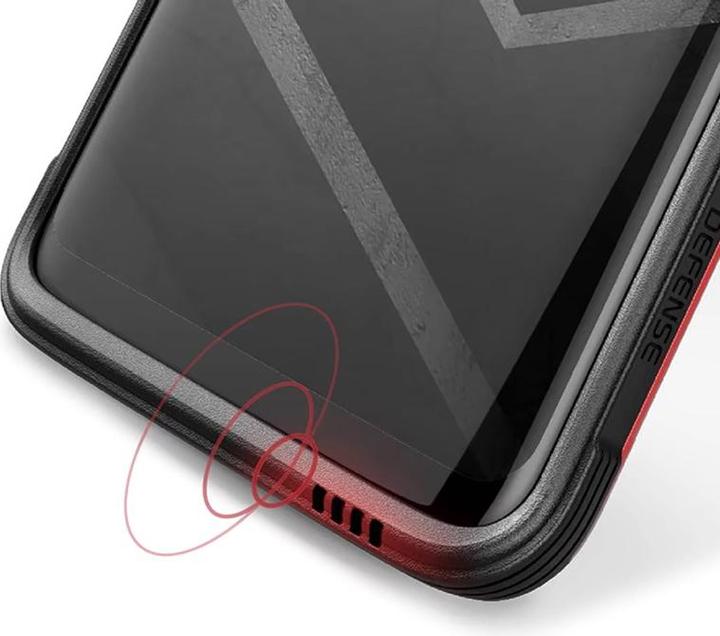 Produktbild Raptic Samsung Galaxy S9, /X-Doria Defense Shield Serie, Transparent mit Pinkem Rahmen (Samsung Galaxy S9)
