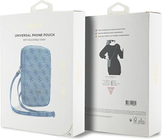 Image du produit Guess Torebka GUWBZP4GFTSB niebieski/blue Zip 4G Triangle