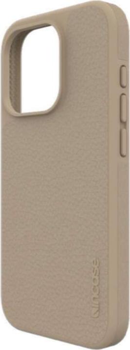 Actual product image Incase ICON Case for MagSafe for iPhone 16 - Oat Milk Pebbled Plant Leather (Apple iPhone 16)