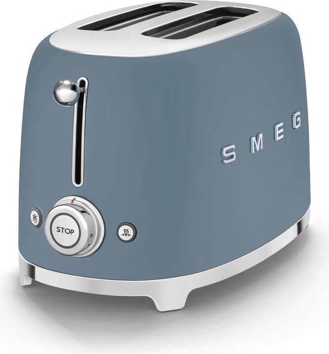 Smeg TSF01SBMEU grille-pain storm blue matt (Prise UE)
