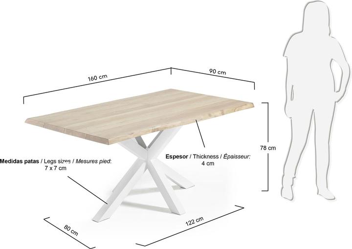 Actual product image Kave Home Argo (90 x 160 x 78 cm)