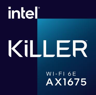 Intel Killer Wi-Fi 6E AX1675, Interne, Sans fil, PCI Express, WLAN, Wi-Fi 6E (802.11ax), 2400 Mbit/s (Mini PCI Express)