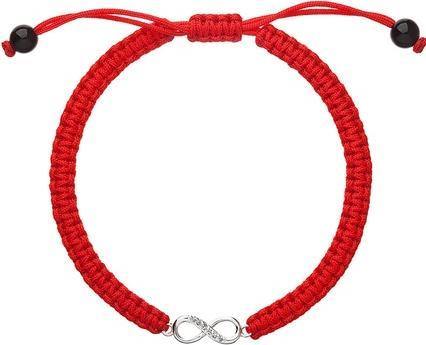 Productafbeelding Evolution Group Rode Kabbalah Armband Oneindigheid 13002.3 (L)
