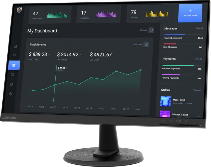 Lenovo D24-40 (1920 x 1080 Pixel, 23.80")