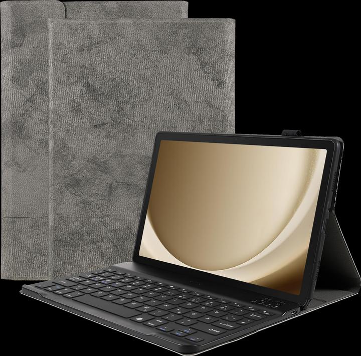 Actual product image Cazy Keyboard case compatible with Samsung Galaxy Tab A9+ - Protective case with magnetic detachable (DE, Galaxy Tab A9+)