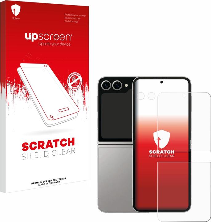 Actual product image upscreen Scratch Shield Protector (1 Piece, Samsung Galaxy Z Flip6)