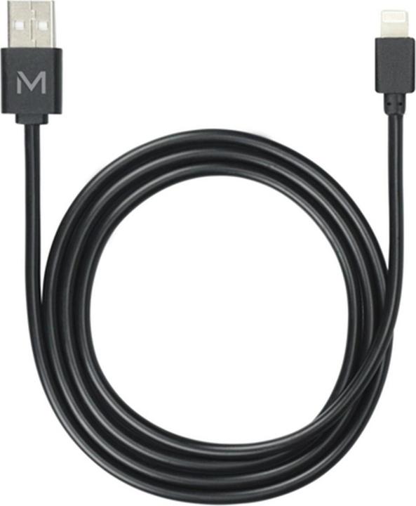 Produktbild Mobilis 001279 Lightning-Kabel 1 m Schwarz (1 m)