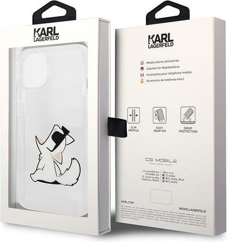 Produktbild Karl Lagerfeld iPhone 14 PC/TPU Choupette Eat Case for (Apple iPhone 14)