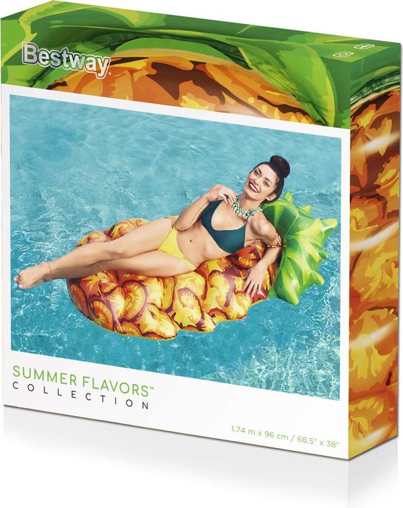 Produktbild Bestway Aufblasbare Matratze Ananas, 1,74 mx 0,96 m, 43310