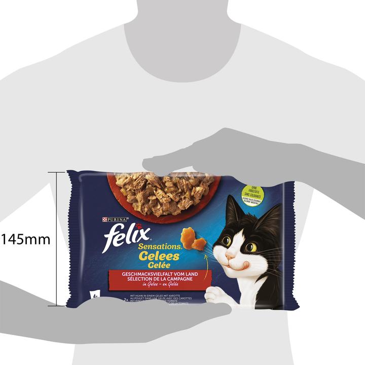 Immagine prodotto Felix sensation Gelée manzo & pollo (Adulto, 4 pz., 340 g)