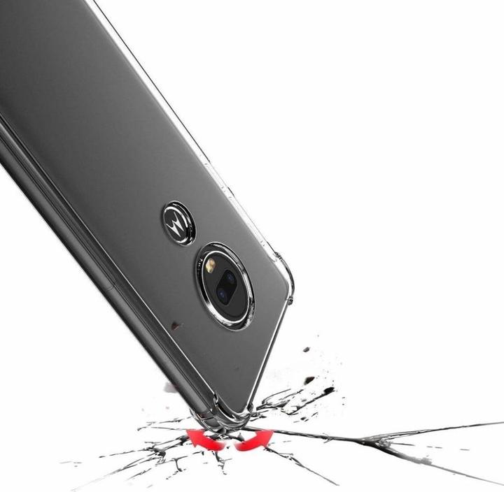 Actual product image Screenguard Motorola Moto G7 Power Crystal Soft Airbag Bumper (Motorola Moto G7 Power)