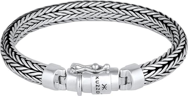 Kuzzoi Basic Armband, Twisted (19 cm, 925er Silber)