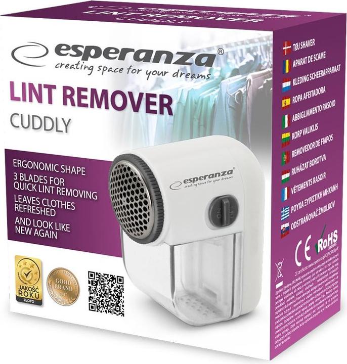 Produktbild Esperanza ECS003E Weisser Rasierer für Kleidung