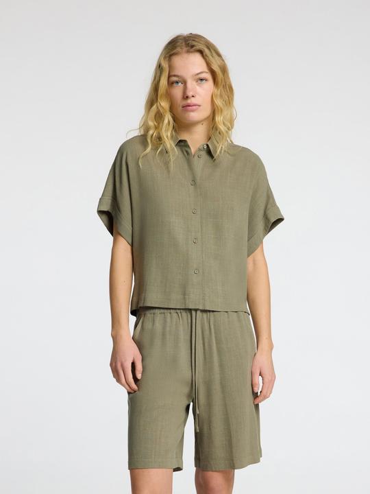 Produktbild Selected Femme Slfviva Ss Cropped Shirt Noos (38)