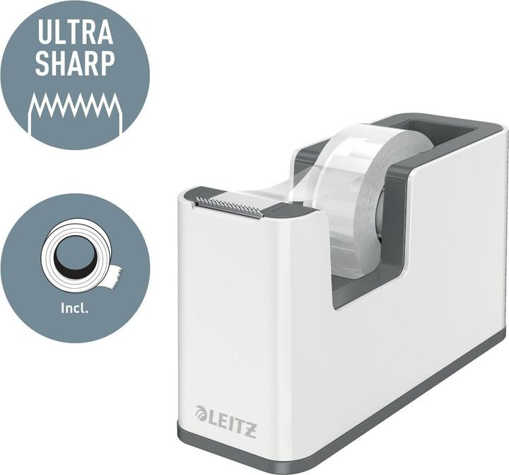 Actual product image Leitz Table dispenser WOW +1RL white/red