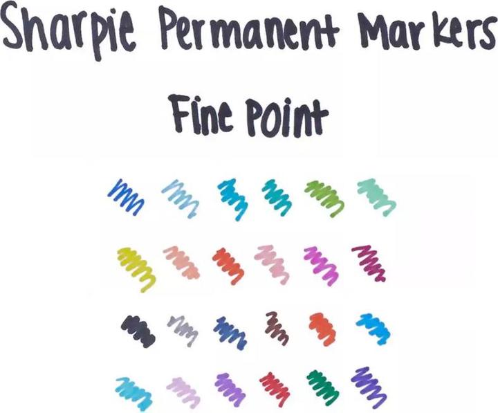 Immagine prodotto Sharpie Marcatore a punta di proiettile fine nella scatola (Arancia, 12 x)