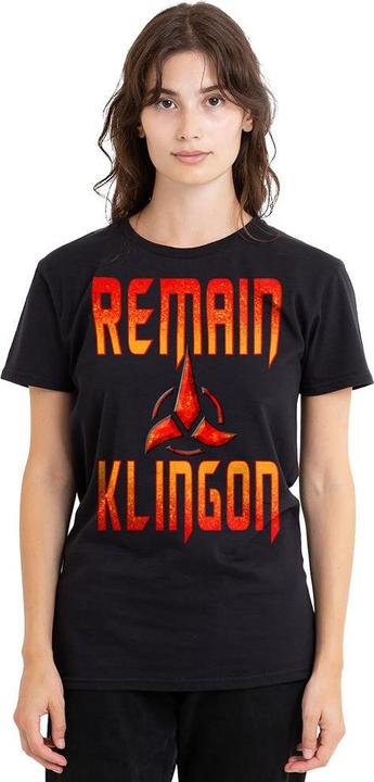 Produktbild Universal Textiles Remain Klingon TShirt (S)