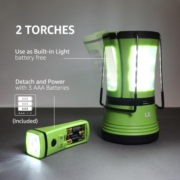 Actual product image Lepro LED Camping-Laterne 3-in-1