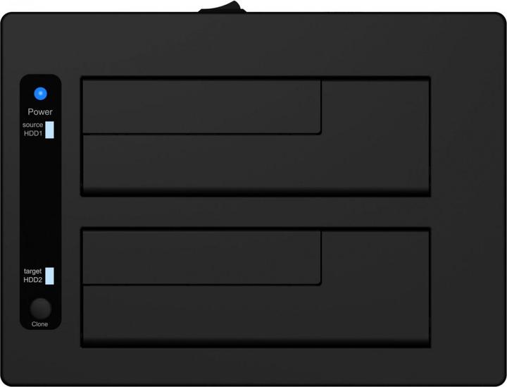 Produktbild Icy Box Docking- & Klonstation (USB-B, 1 Ports)