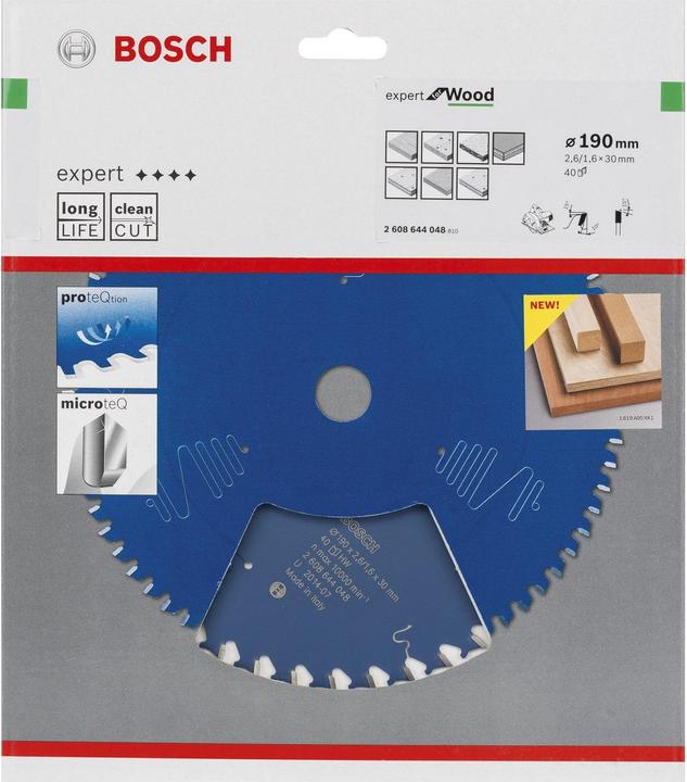 Immagine prodotto Bosch Professional Zubehör Lama di sega circolare Expert for Wood