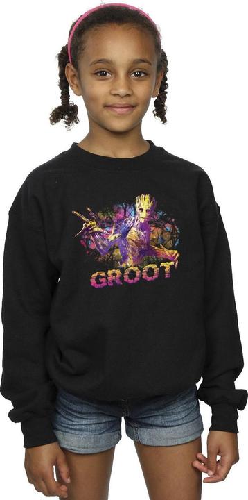 Produktbild Guardians Of The Galaxy Abstract Groot Sweatshirt Mädchen (140, 146)