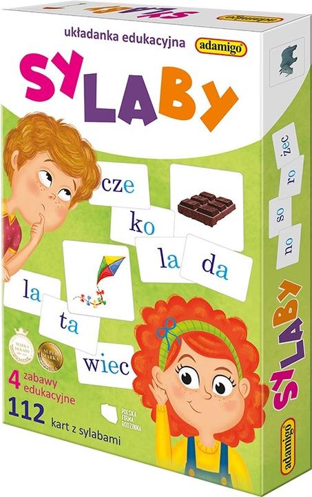 Actual product image Adamigo Sylaby - układanka edukacyjna 07516 (Polish)