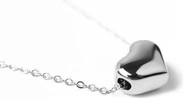 Produktbild Vuch Gentle necklace with a heart of Deep Love Silver (L)