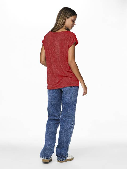 Actual product image Pieces Pcbillo Tee Lurex Stripes Noos Bc (XS)