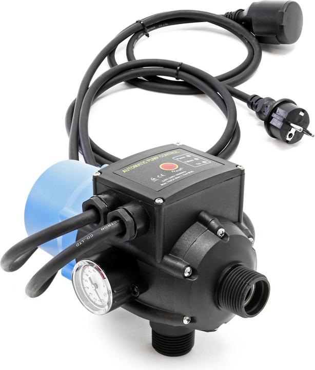 Actual product image Wiltec Pressure Switch EPC-2 230V with 2 Cables for Domestic Waterworks & Pumps with Dry-Run Protection (Domestic water pump)