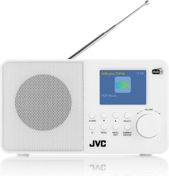 JVC Radio DAB RA-E611W-DAB white (FM, DAB+)