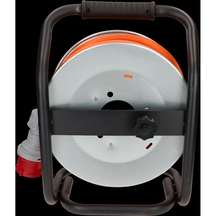 Actual product image Max Hauri maxReel steel cable reel IP44 2x CEE16-5, 1x type 25 (25 m, 2.50 mm²)