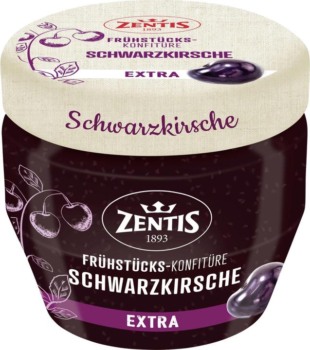Produktbild Zentis Schwarzkirsch Konfitüre (230 g)