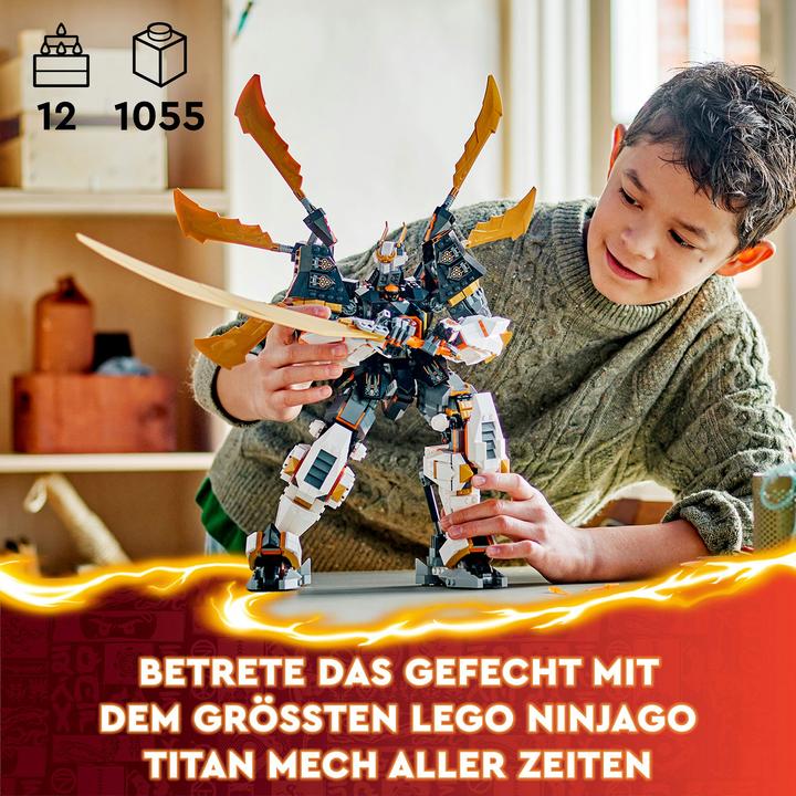 Actual product image LEGO 71821 Cole's titanium dragon mech (71821, LEGO Ninjago)